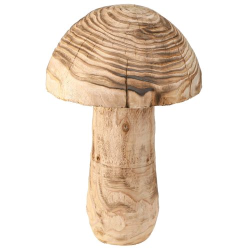 Seta de madera grande seta decorativa madera Paulownia Ø21cm H33cm