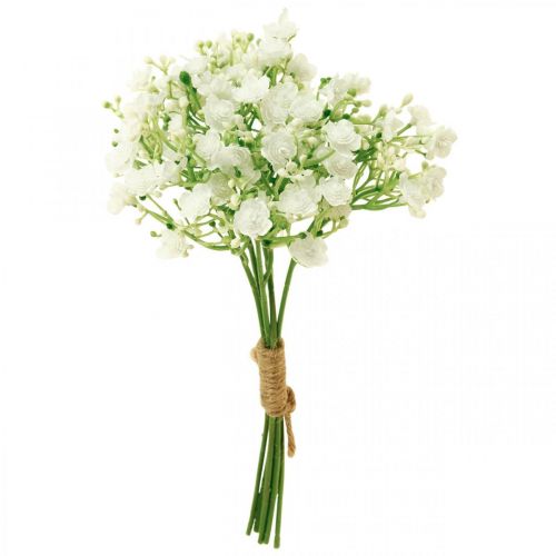 Artículo Gypsophila blanca artificial Gypsophila L30cm 12 piezas