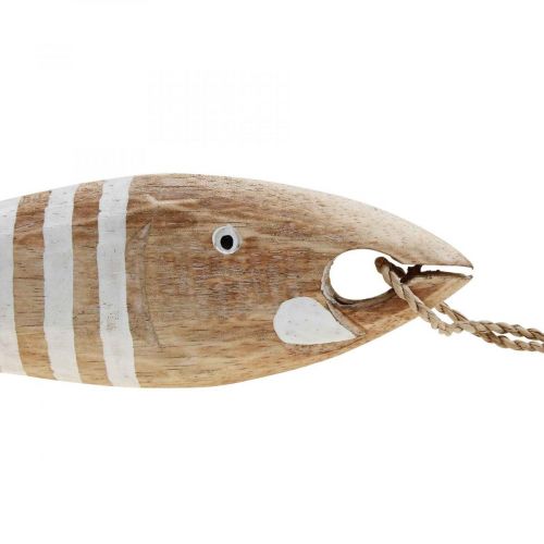 Artículo Peces de madera decoracion pez maritimo colgante madera 28.5cm