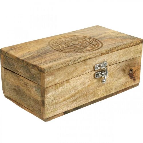 Cofre de Madera 11,5*8,5 cm. Caja de madera para regalo y