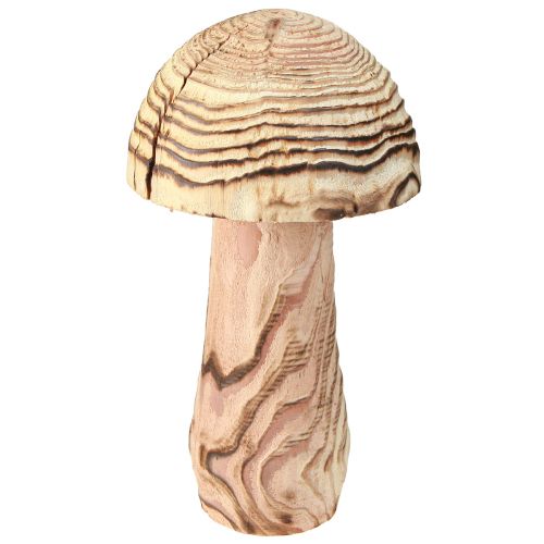 Seta de madera para colocar Seta decorativa madera Paulownia Ø15cm H28cm