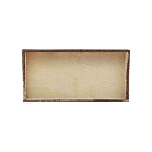 Artículo Bandeja de madera flameada bandeja decorativa decoración de mesa rústica 20×10×3cm