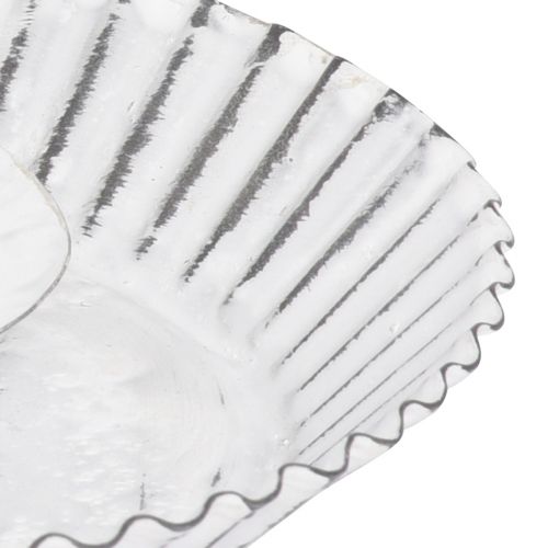 Floristik24 Portavelas molde para tartas de metal blanco Shabby Chic Ø15cm