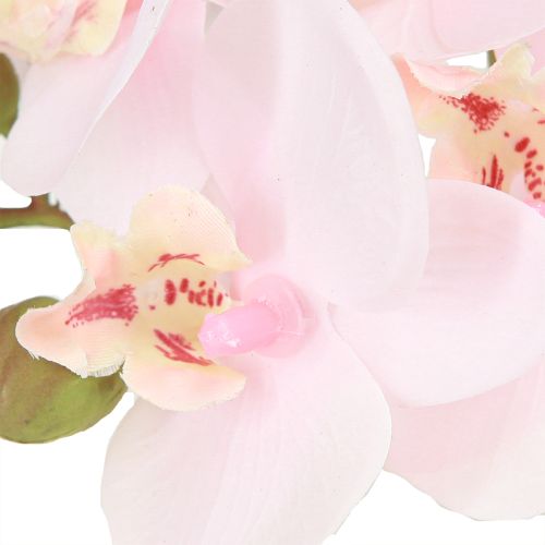 Artículo Orquídeas Artificiales Flores Artificiales Rosa Claro Tacto Real 58cm 2uds