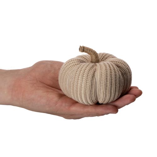 Artículo Calabazas decorativas de punto, decoración otoñal, 10 cm, 6 unidades