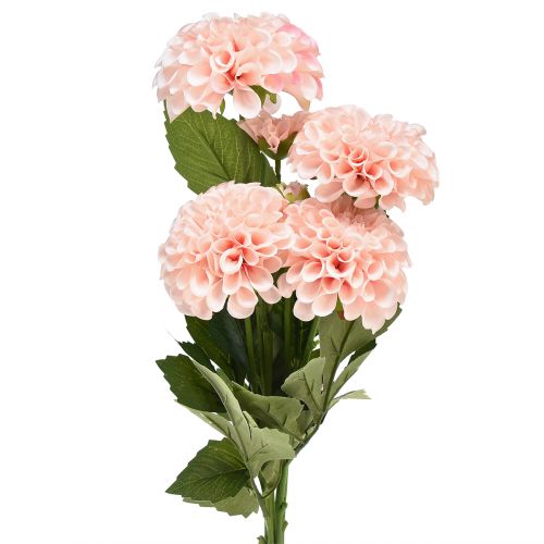 Floristik24 Dalia Artificial Flores Artificiales Rosa Con 5 Flores 50cm