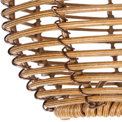 Artículo Lámpara solar de jardín, estilo ratán, para veladas románticas al aire libre, 86 cm