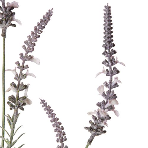 Artículo Decoración de lavanda con flores flor artificial en tallo largo 82cm 3ud