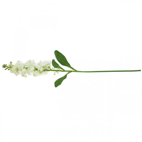Artículo Levkoje Flor artificial blanca Flor de tallo artificial 78cm