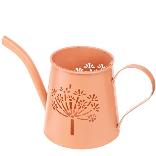 Regadera decorativa de metal con diente de león naranja Al.12cm 2uds