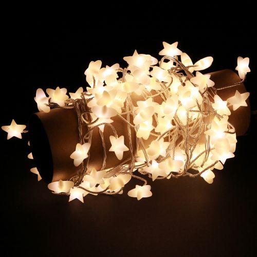 Floristik24 Guirnalda de luces LED Micro Cluster estrellas 120 LED 300cm