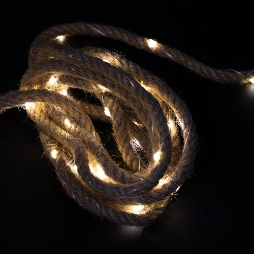 Artículo Cadena de luces micro LED con cable para interior blanco cálido 390 cm