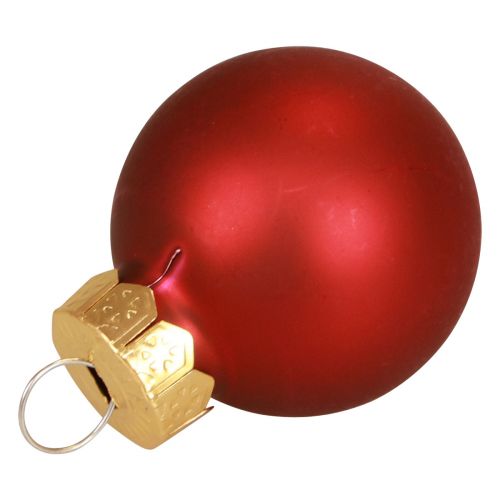 Artículo Mini bolas navideñas rojo mate/brillante Ø2,5cm 20p