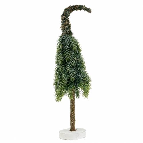 Floristik24 Árbol de Navidad decorativo nevado verde, blanco 40cm