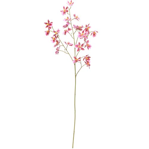 Artículo Oncidium Orquídeas Artificiales Decoración Rosa Violeta 93cm 2uds