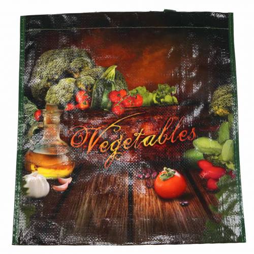 Artículo Bolsa de la compra con asas Verduras plástico 38×10×39cm