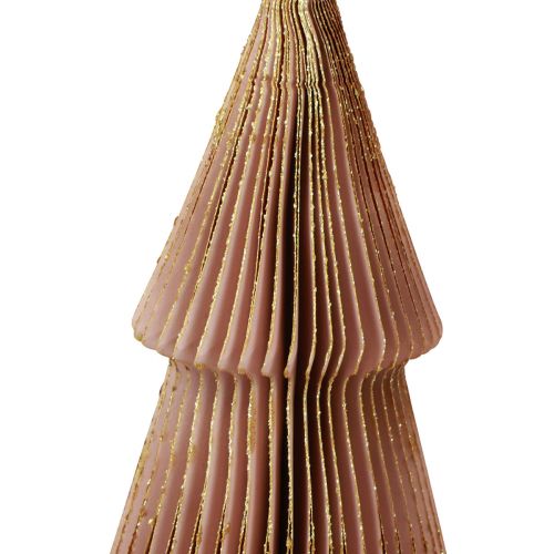 Artículo Árbol de Navidad de papel Árbol de Navidad de papel Burdeos Al. 60 cm