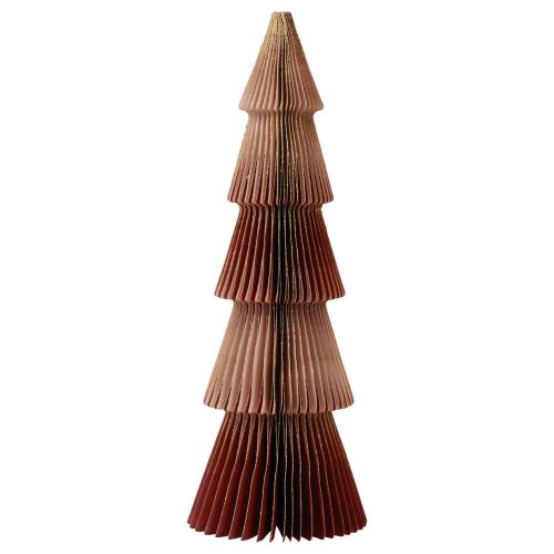 Floristik24 Árbol de Navidad de papel pequeño burdeos Al. 30 cm