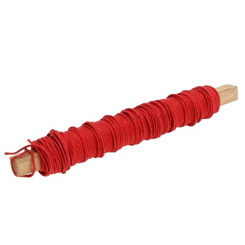 Artículo Cable de papel envuelto en alambre Ø0,8mm 22m de color
