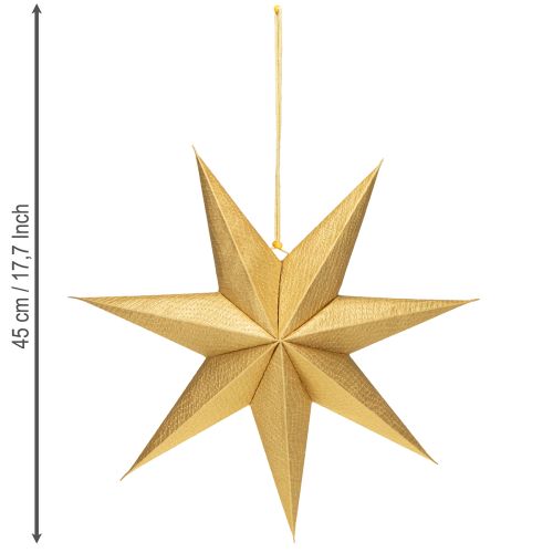 Artículo Estrellas de papel festivas para decoraciones de Adviento y Navidad.