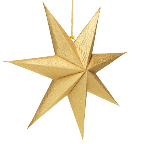 Artículo Estrellas de papel festivas para decoraciones de Adviento y Navidad.