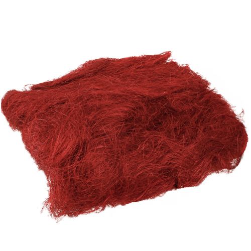 Sisal rojo burdeos fibra natural 300g