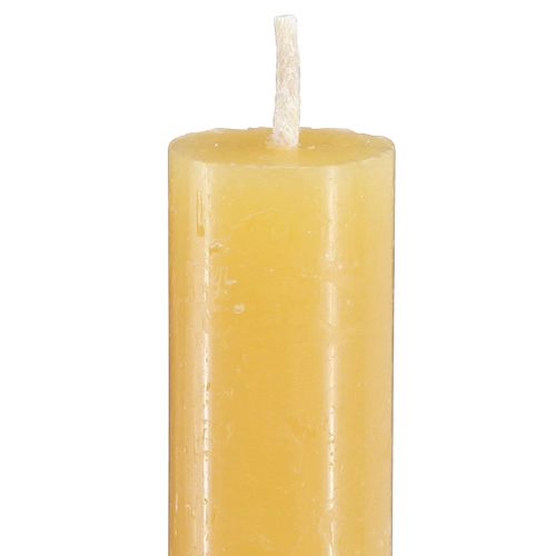 Artículo Velas cónicas velas lisas miel 21×240mm 12uds