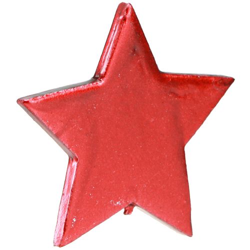 Artículo Decoración de estrellas rojas para esparcir Ø3/5/7cm – 2.ª opción – 44 piezas