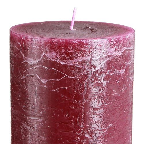 Artículo Velas de pilar coloreadas mediante velas Berry 85×200mm 2 piezas