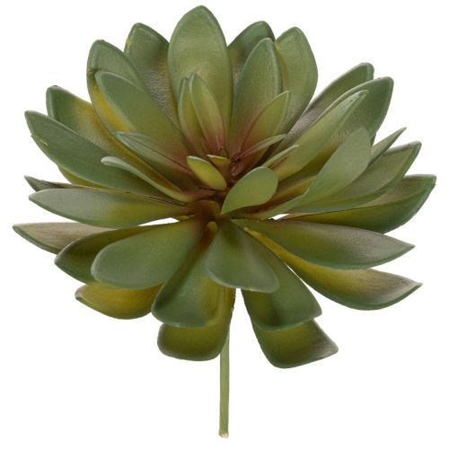 Artículo Suculenta artificial como planta decorativa, verde, 18 cm, 3 unidades