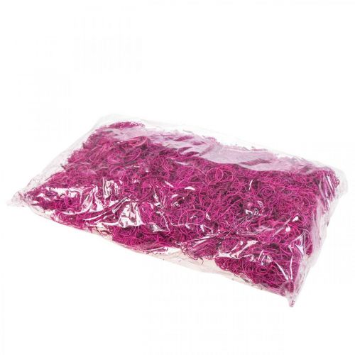 Artículo Fibra natural Tamarindo Fibra suministros para manualidades Pink Berry 500g