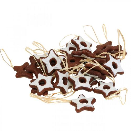 Artículo Decoraciones para árboles de Navidad estrellas de canela decoración estrella plástico 5cm 24 piezas