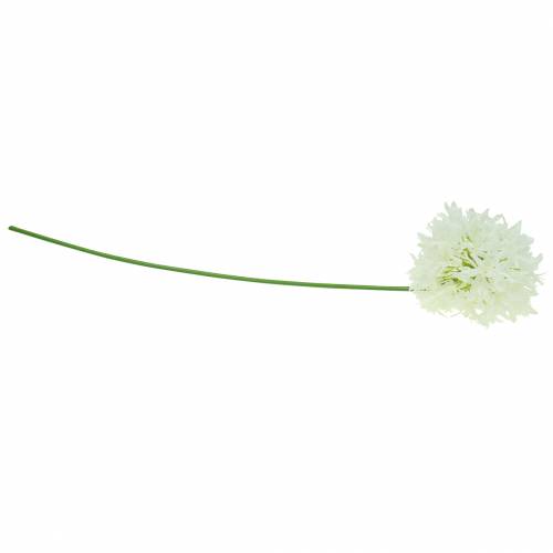 Artículo Ajo ornamental artificial Blanco Ø12cm A62cm