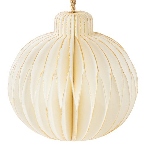 Artículo Elegantes adornos de papel para árbol de Navidad, decoración navideña, estilo escandinavo.