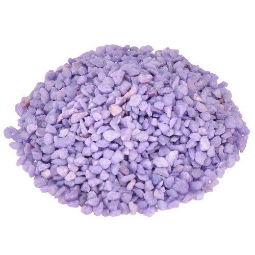 Granulado decorativo lila piedras decorativas violeta 2mm - 3mm 2kg