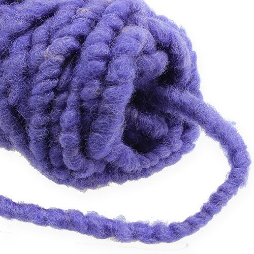 Artículo Cordón de fieltro polar Mirabell 25m violeta