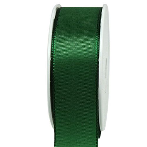 Floristik24 Cinta de regalo y decoración 40mm x 50m verde oscuro