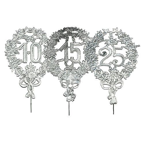 Números de aniversario plata