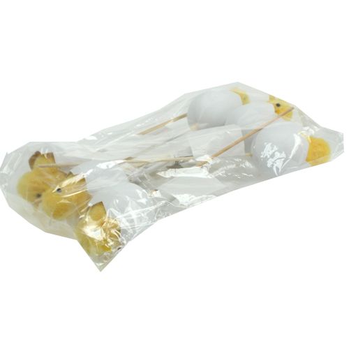 Floristik24 Conejito de pascua pollito 7cm 6pcs