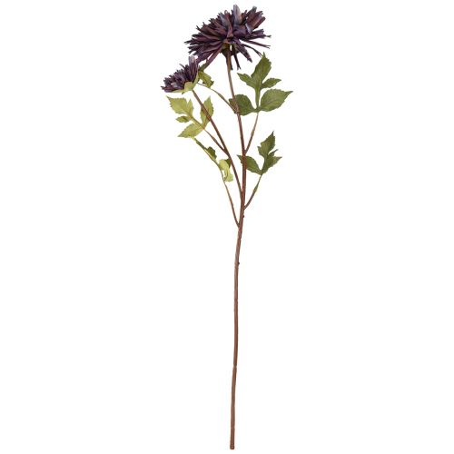 Artículo Crisantemo artificial 2 flores violeta Ø5/11cm L70cm