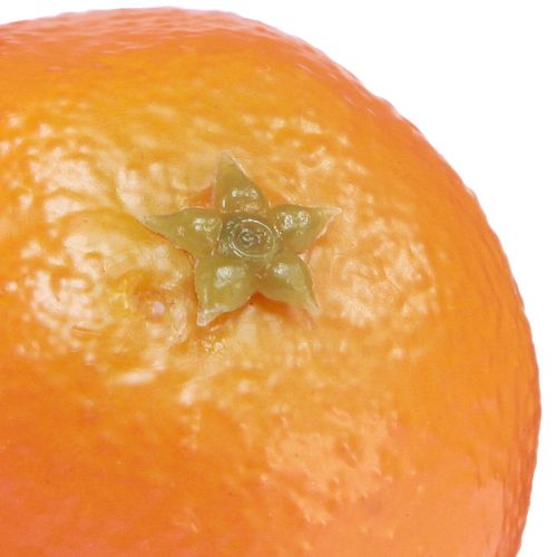 Artículo Mandarina artificial fruta decorativa frutas artificiales Ø6cm H5cm
