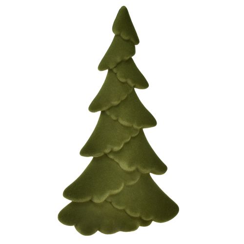 Árbol de Navidad artificial abeto verde flocado 45cm