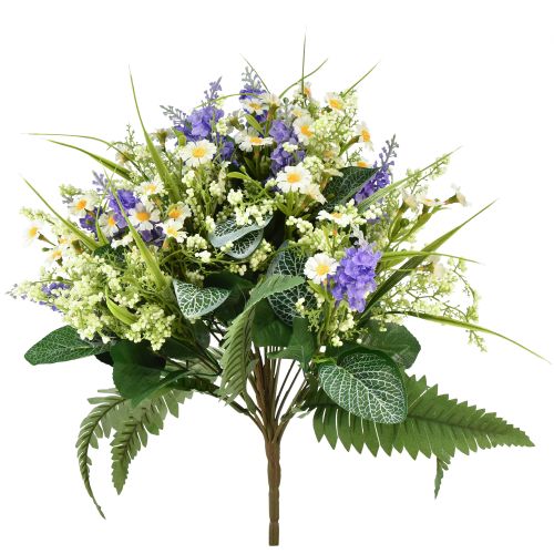 Flores artificiales decoración ramo de flores artificiales margaritas 40cm