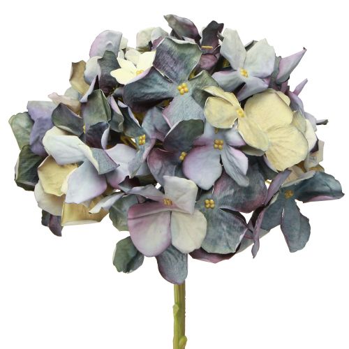 Floristik24 Flores artificiales en hortensia azul grande Ø15cm L58cm 2ud