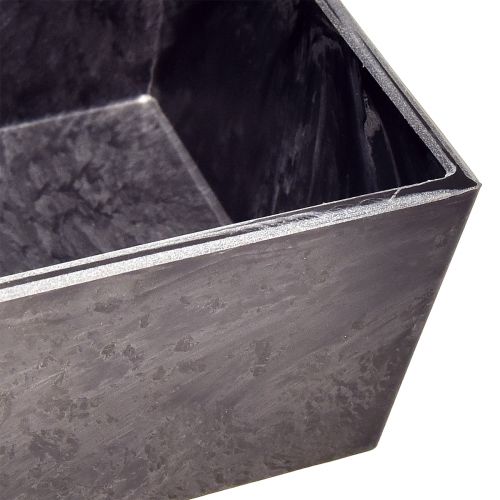 Artículo Versátil Bandeja de Plantación de Plástico Gris – Rectangular, 37 cm – Ideal para Jardinería Interior y Exterior – Paquete de 4