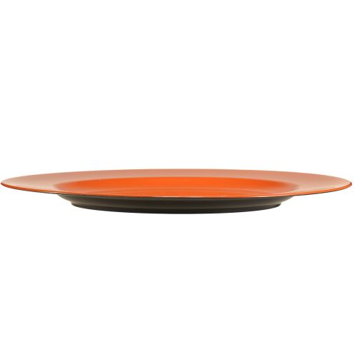 Artículo Platos de Plástico Naranja – 28cm – Ideales para Fiestas y Decoración – Pack de 4