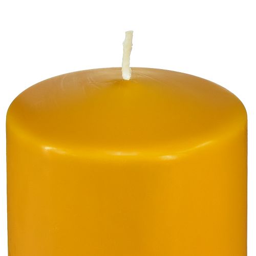 Artículo Vela de pilar PURE velas Wenzel miel amarilla 130/70mm