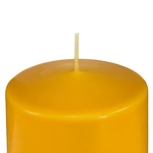 Artículo Vela de pilar PURE velas Wenzel miel amarilla 90×70mm