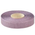 Floristik24 Cinta decorativa cinta lino violeta natural 25mm 20m