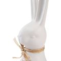 Floristik24 Decoración cabeza de conejo conejito de Pascua conejo blanco cerámica 17cm